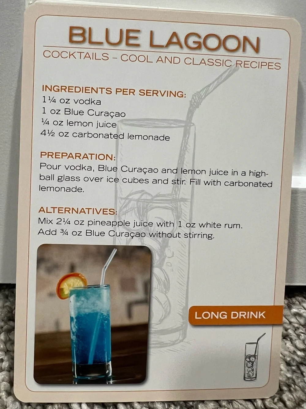 The Little Box of Cocktails Recipe Cards Set of 52 w/ Tin Shirley McGee